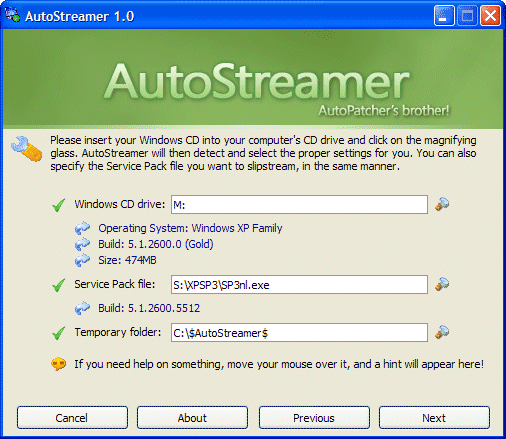 Windows XP CD slipstreamen met AutoStreamer
