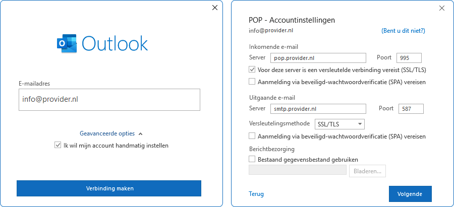 Outlook: nieuw e-mailaccount aanmaken en instellen