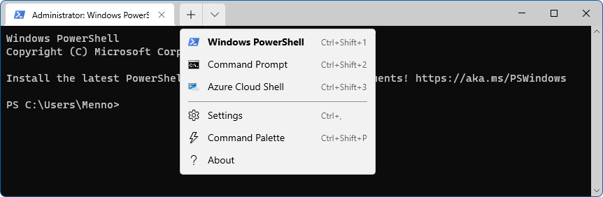 Windows Terminal (beheerder)