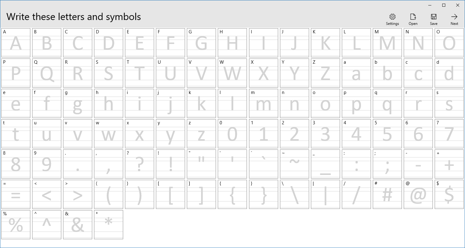 Microsoft Font Maker: font maken van eigen handschrift