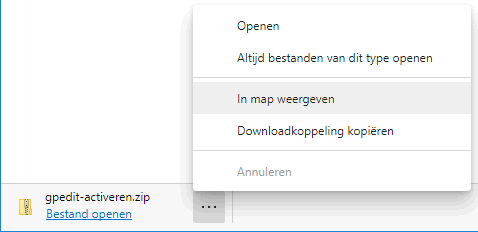 Edge: de standaard opslaglocatie van downloads