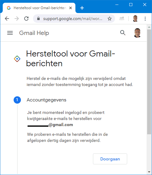 Hersteltool voor Gmail-berichten