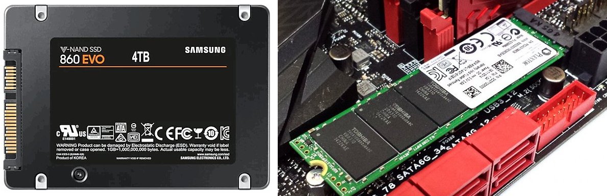 SATA vs M2 SSD-schijf