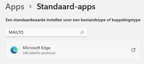 MAILTO: Browser als standaard e-mailprogramma instellen