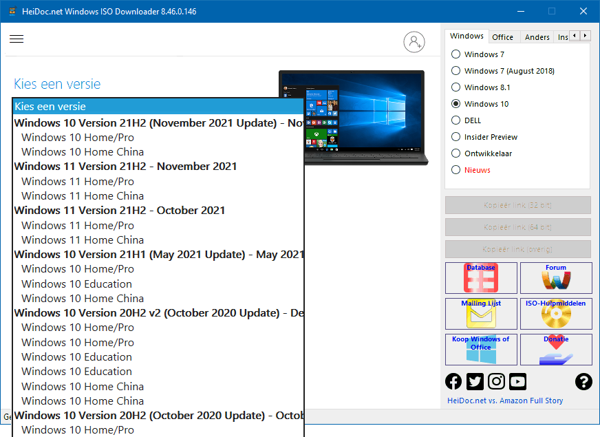 ISO bestanden Windows en Office downloaden