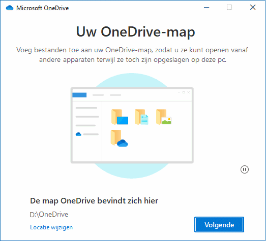 Inleiding tot de OneDrive-map