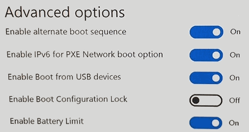 Surface laptop: Enable Battery Limit