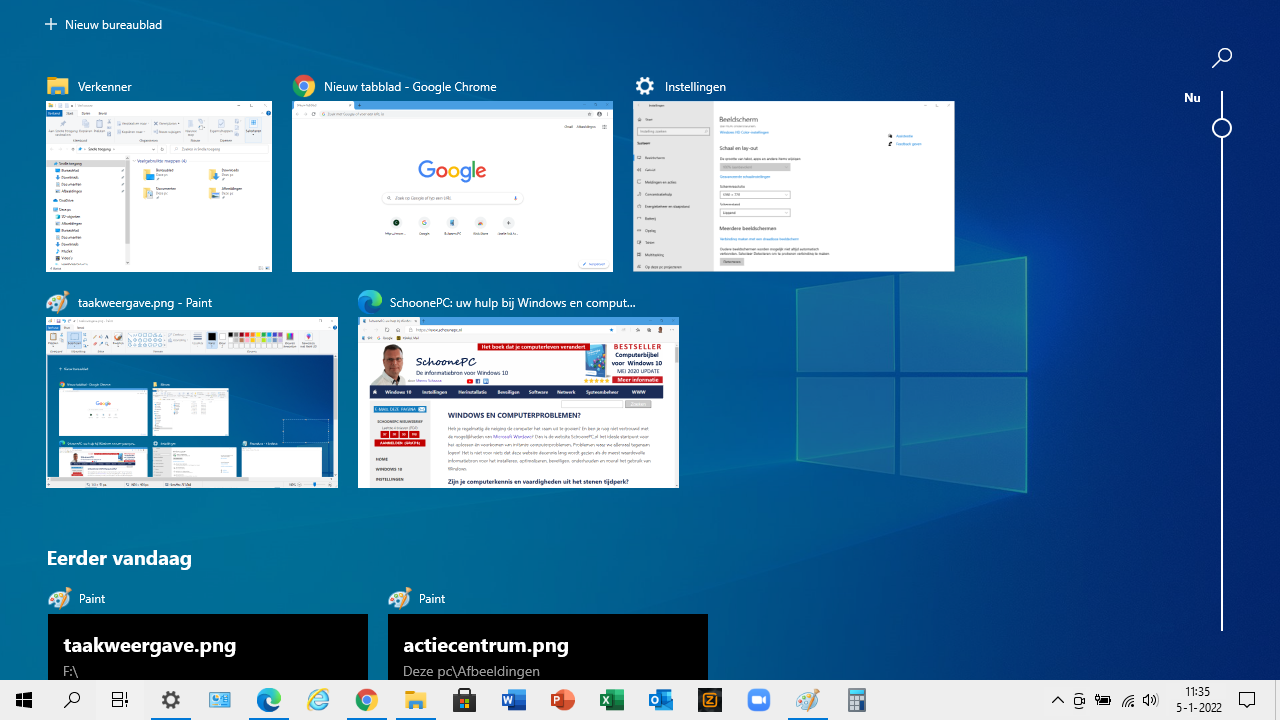 Taakweergave en tijdlijn (Windows 10)