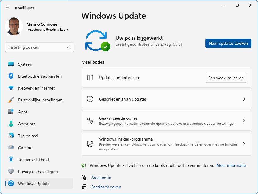 Windows 11: Windows Update