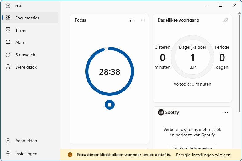 Windows 11: focussessie