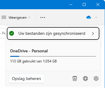 Windows Verkenner: OneDrive