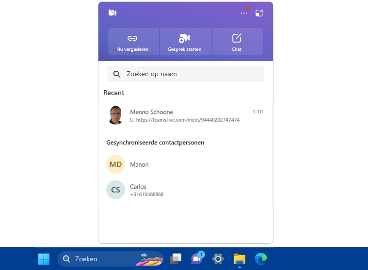 Microsoft Teams: vergaderen en chatten