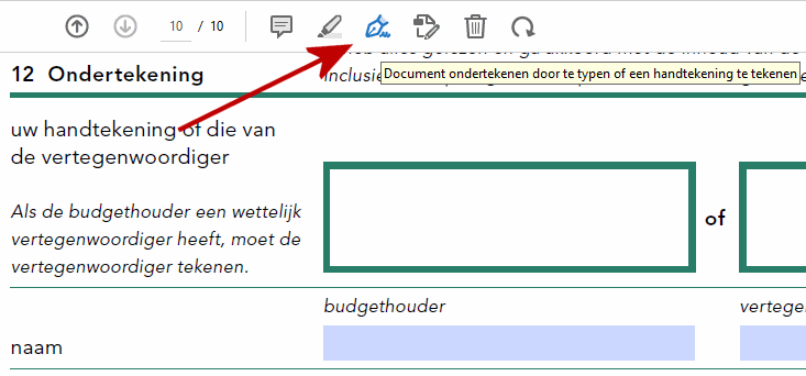 PDF digitaal ondertekenen  met Adobe Reader