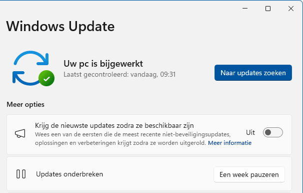 Krijg de nieuwste updates zodra deze beschikbaar zijn