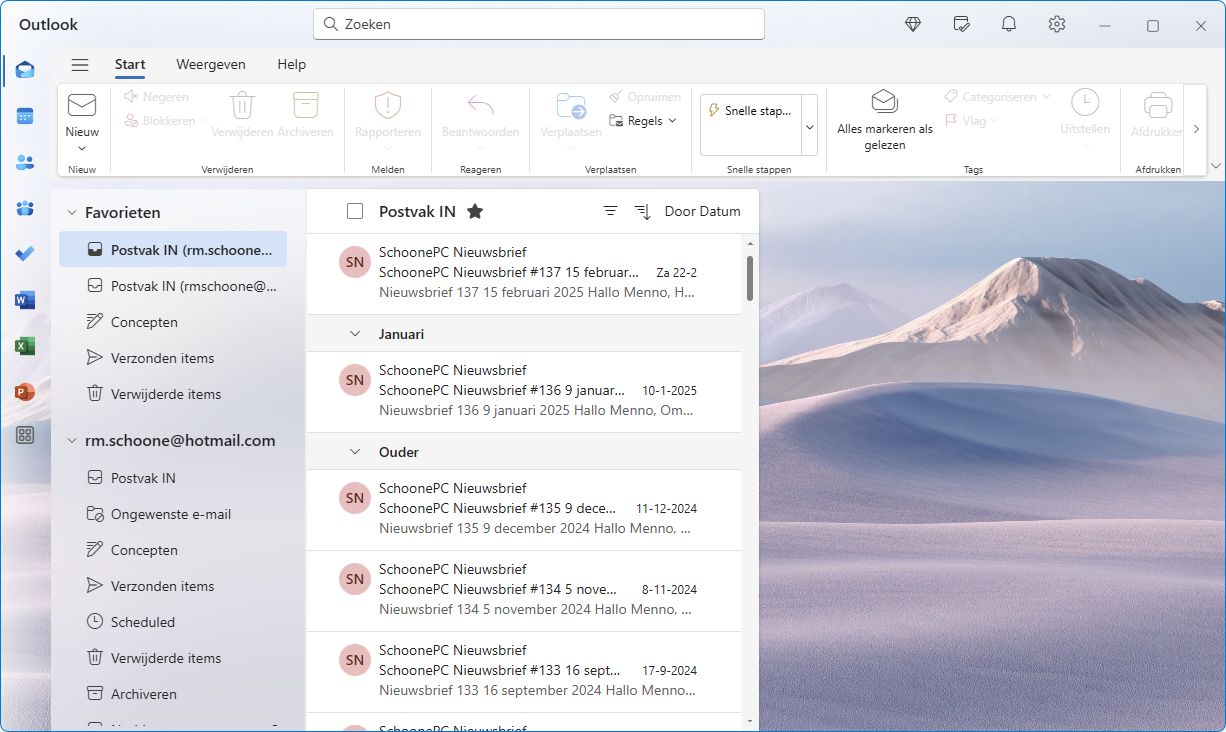 App Outlook (Windows 11)