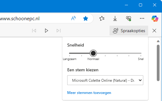 Edge: hardop voorlezen 