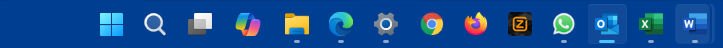 Windows 11: openstaande apps op de taakbalk