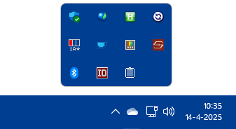 Windows 11 taakbalkhoek