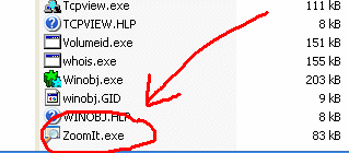 Voorbeeld van Sysinternals ZoomIt