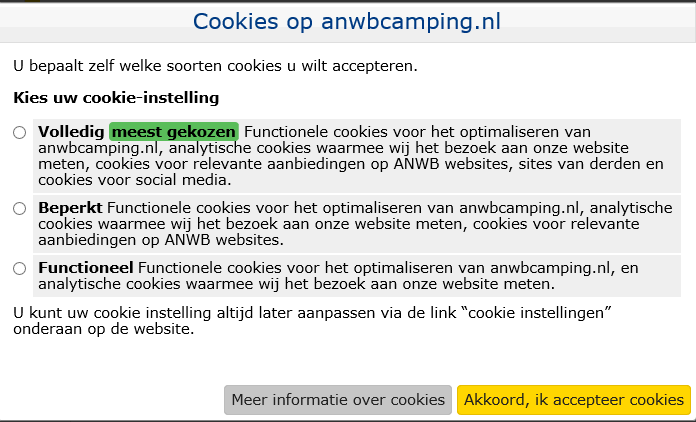 Functionele cookies