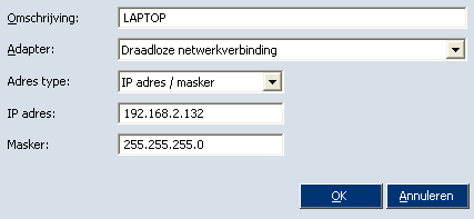 Sunbelt firewall: toevoegen aan het vertrouwd gebied