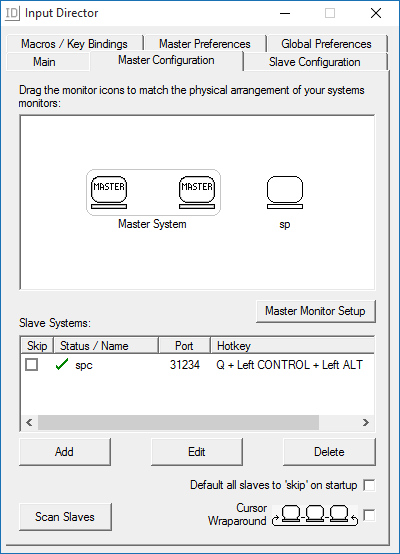 Input Director configureren