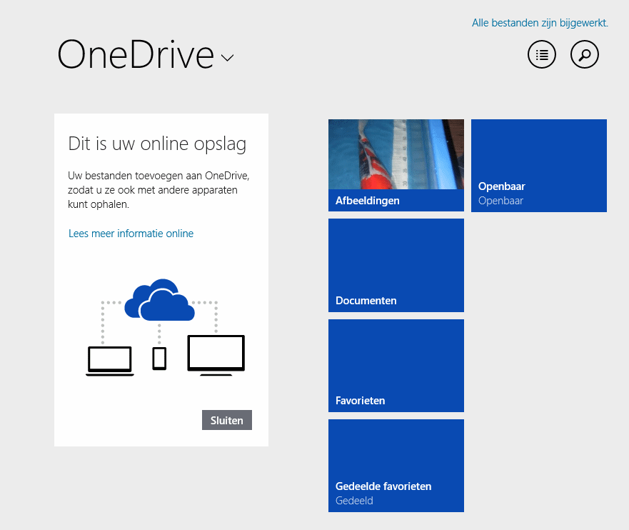 OneDrive online opslagdienst